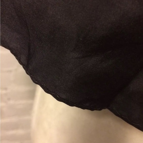 Christian Dior square silk scarf black with patchwork - Picture 4 of 6